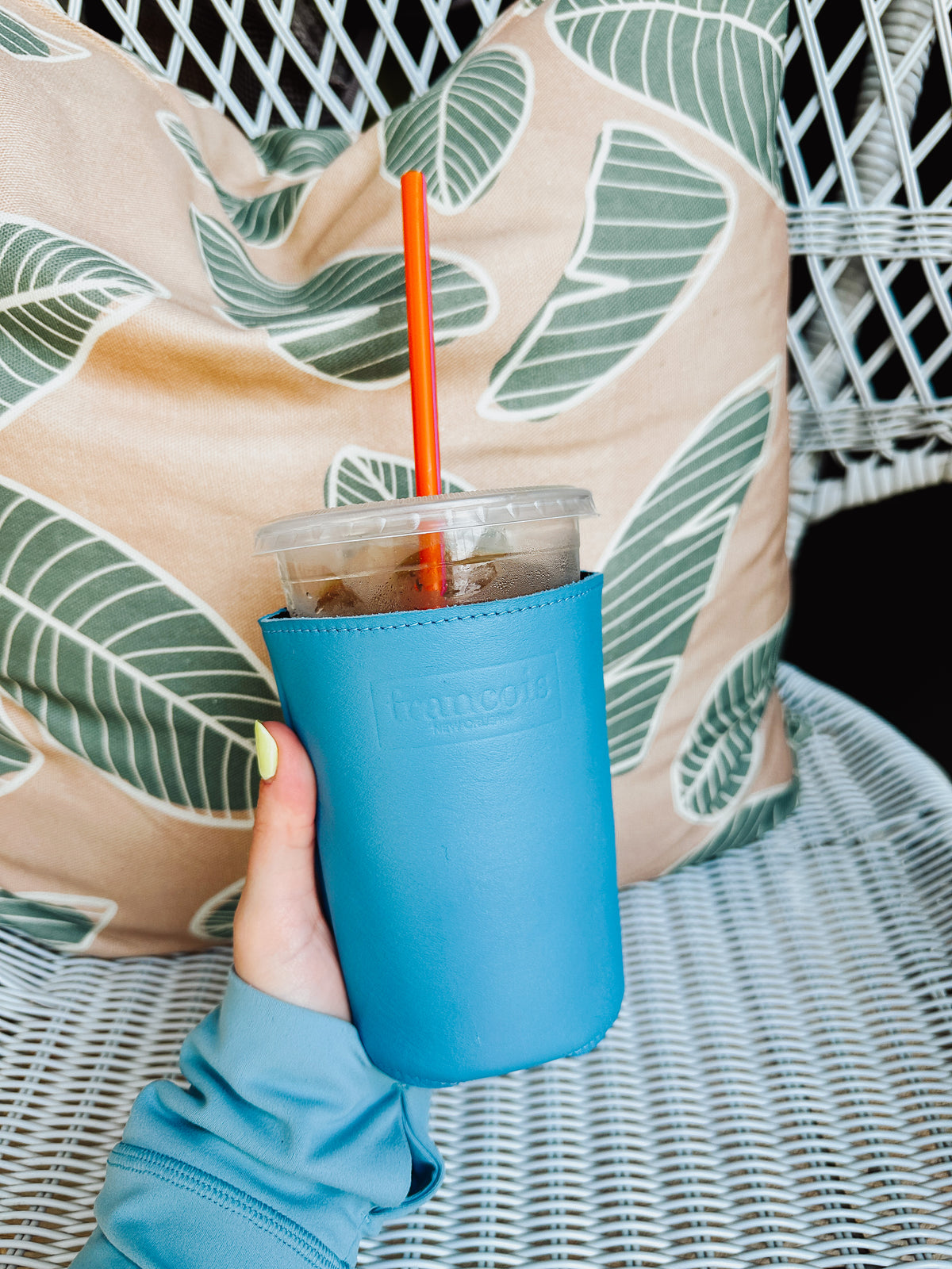 Emma Coffee Coozie - Sky Blue - Francois New Orleans