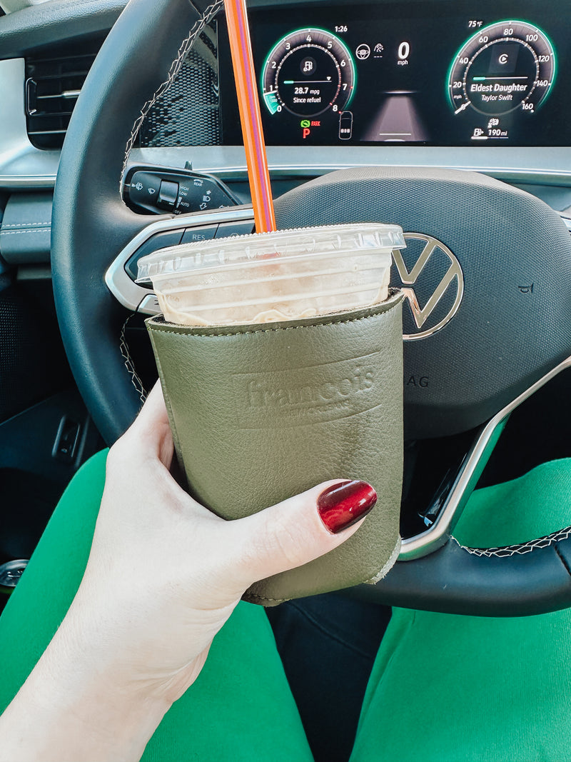 Emma Coffee Coozie - Olive - Francois New Orleans