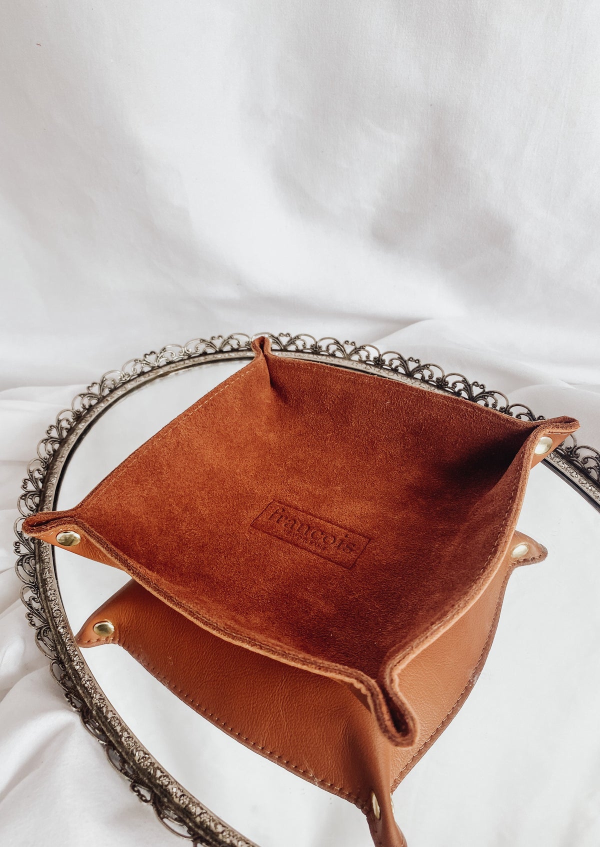 Frances Catchall Tray - Russet - Small - Francois New Orleans