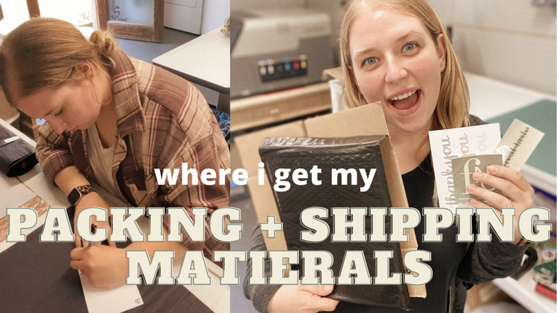 WHERE I GET MY PACKAGING +SHIPPING SUPPLIES