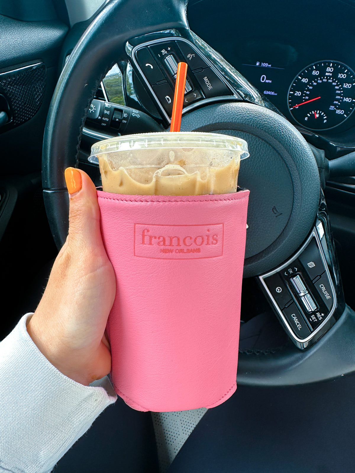 Emma Coffee Coozie - Bubblegum - Francois New Orleans