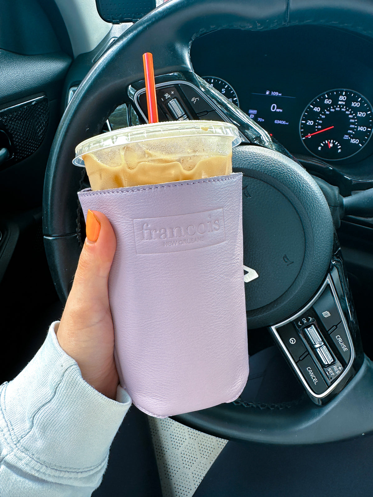 Emma Coffee Coozie - Lavender - Francois New Orleans