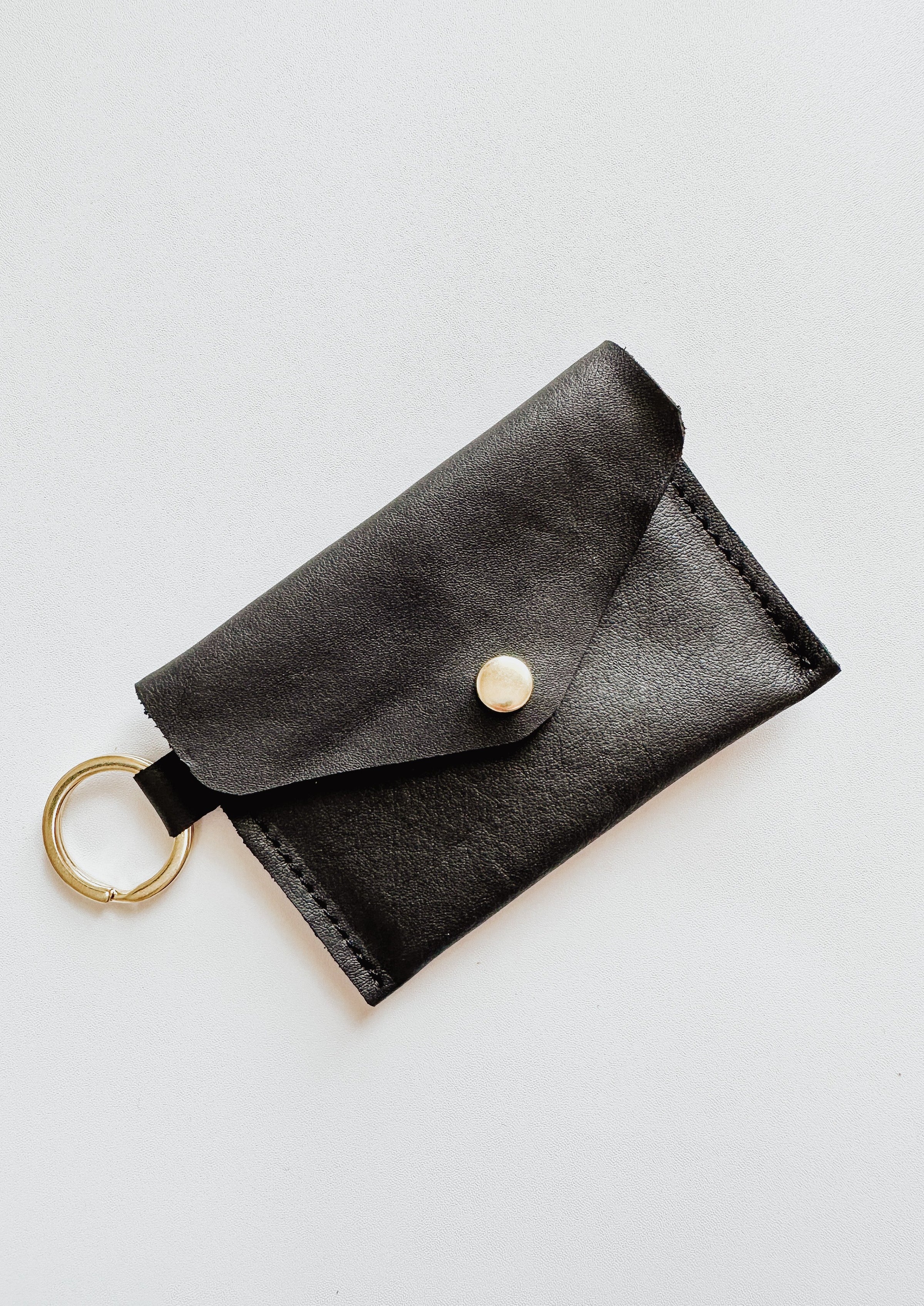 Florence P. Keychain Wallet in Black