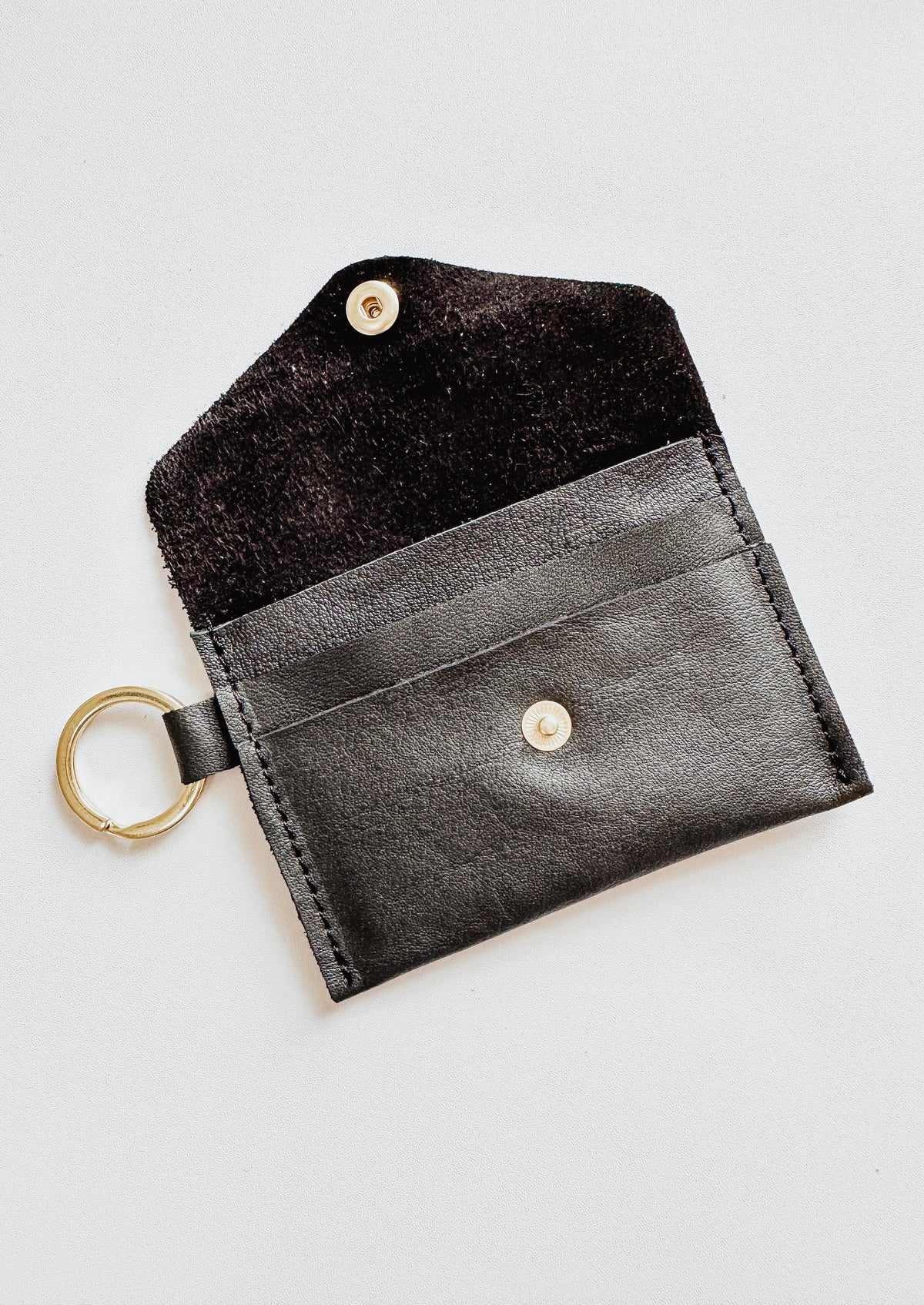 Florence P. Keychain Wallet in Black