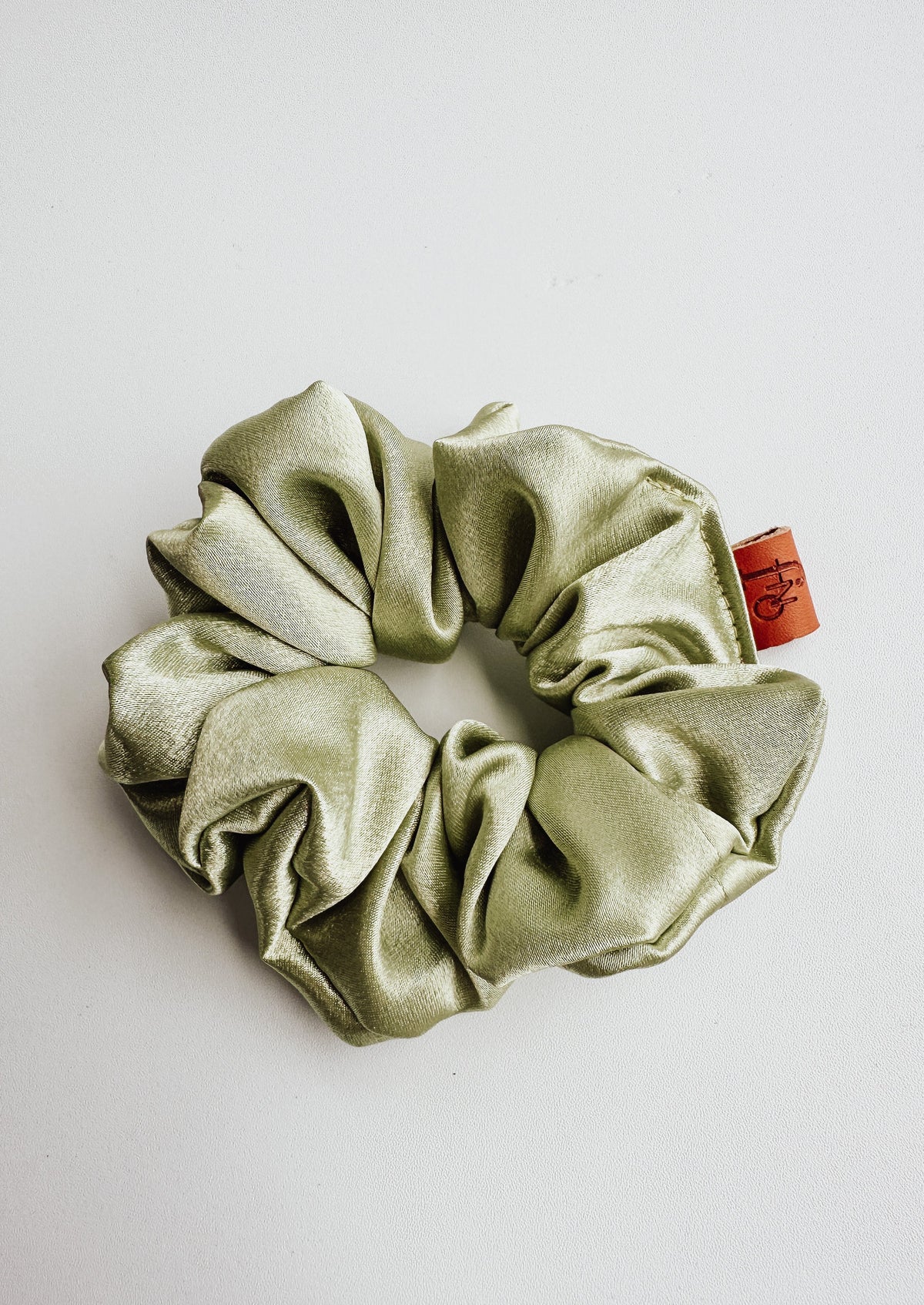 Lily Satin Scrunchie - Light Green - Francois New Orleans