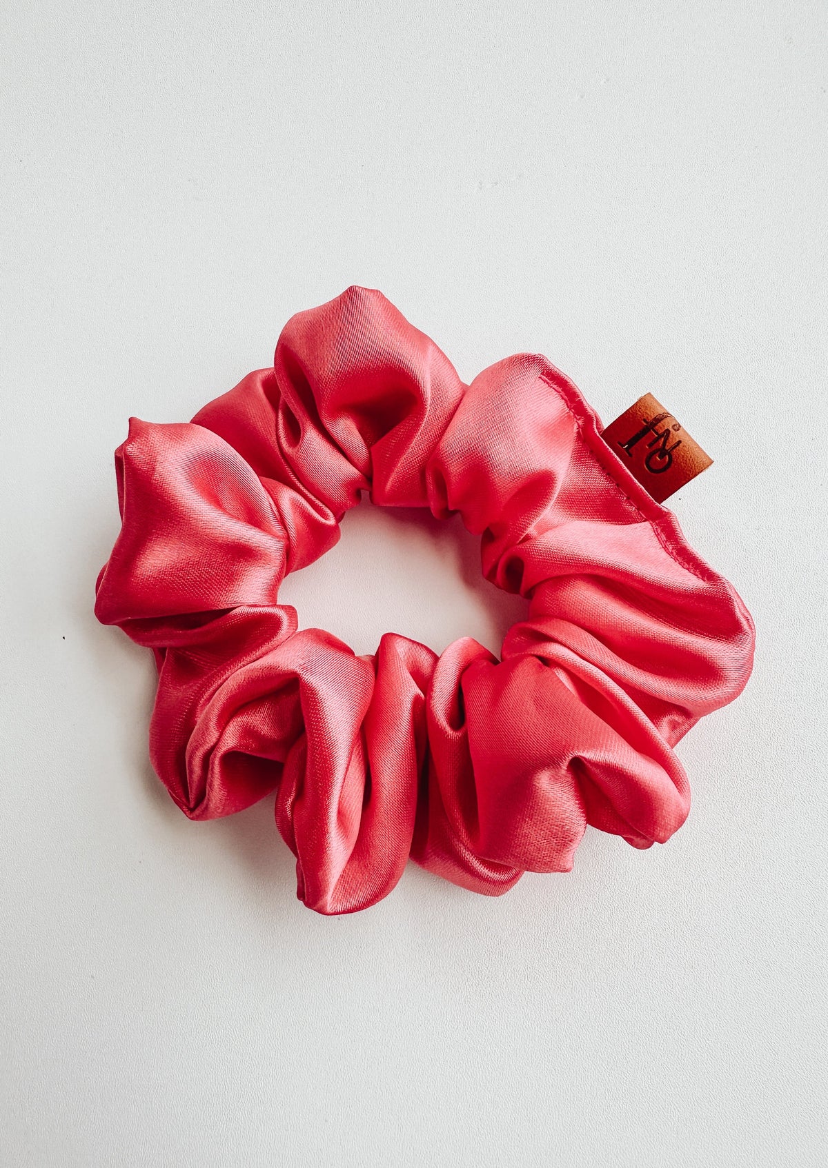 Lily Satin Scrunchie - Hot Pink - Francois New Orleans