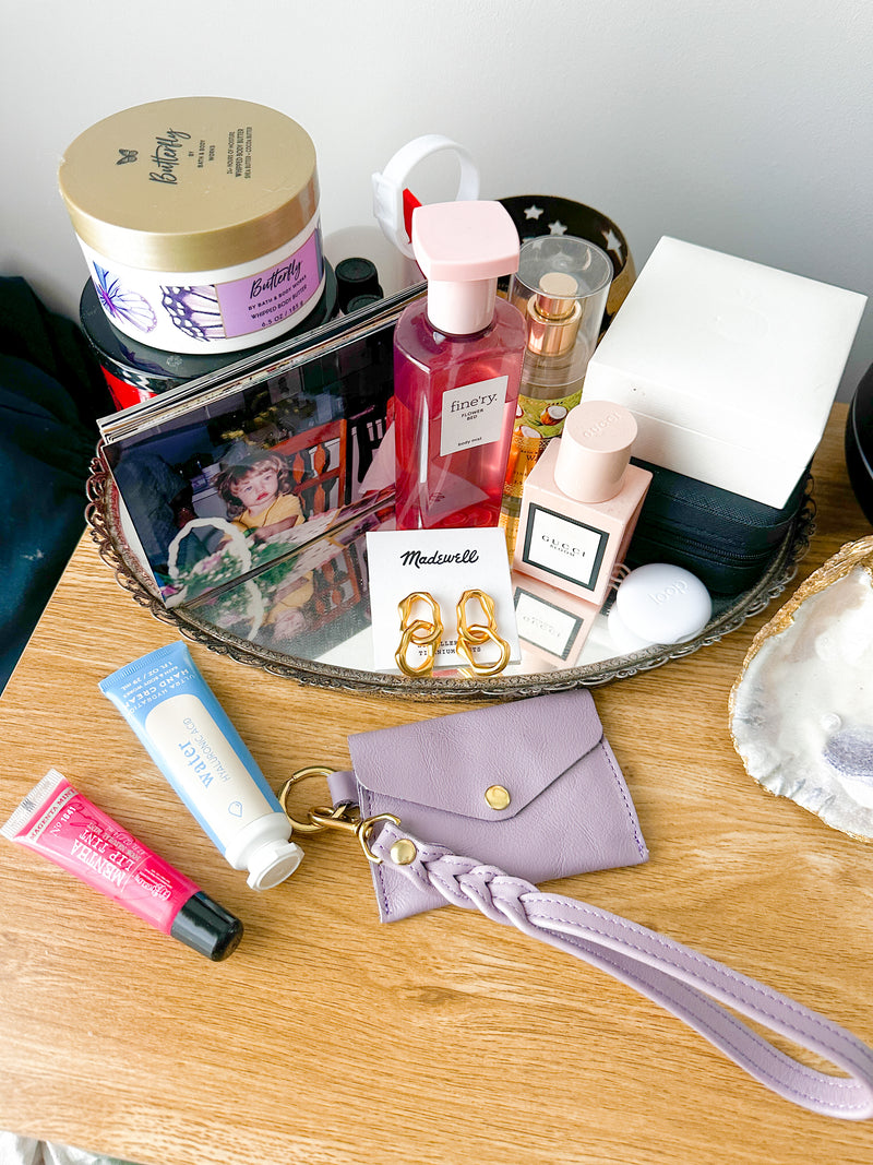 Florence P Keychain Wallet - Lavender - Francois New Orleans