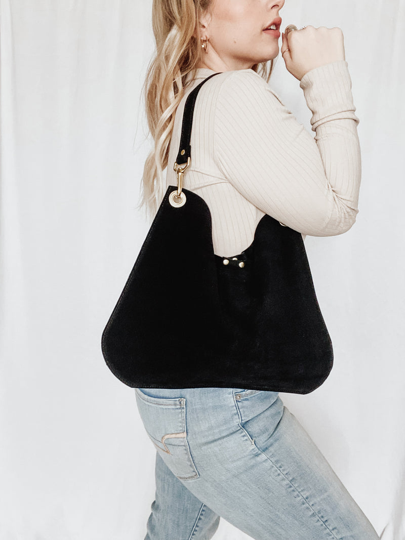Christine Hobo Bag - Black - Francois New Orleans