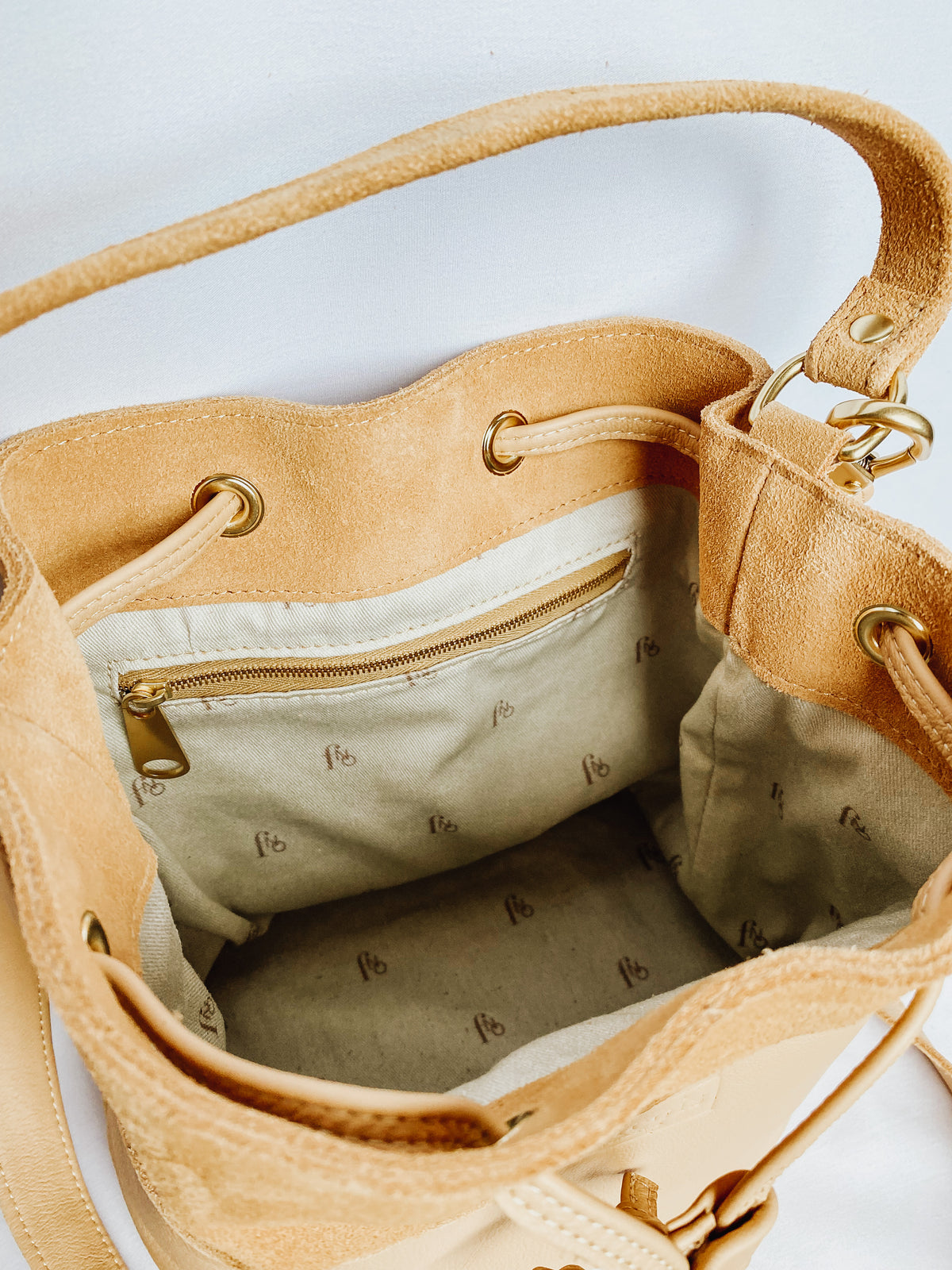 Noelle Bucket Bag - Wheat - Francois New Orleans